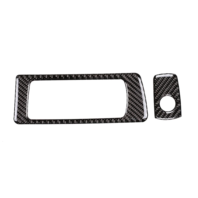 

Carbon Fiber Car Co-Pilot Panel Decoration Cover Trim Glove Box Switch Frame Sticker for BMW- F30 F32 F34 Interior