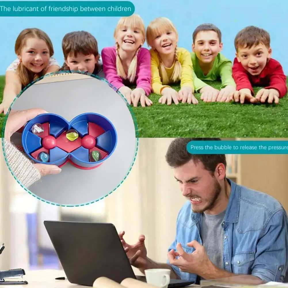 Новинка декомпрессионные стеклянные шарики Мраморные Шарики машина для пинбола