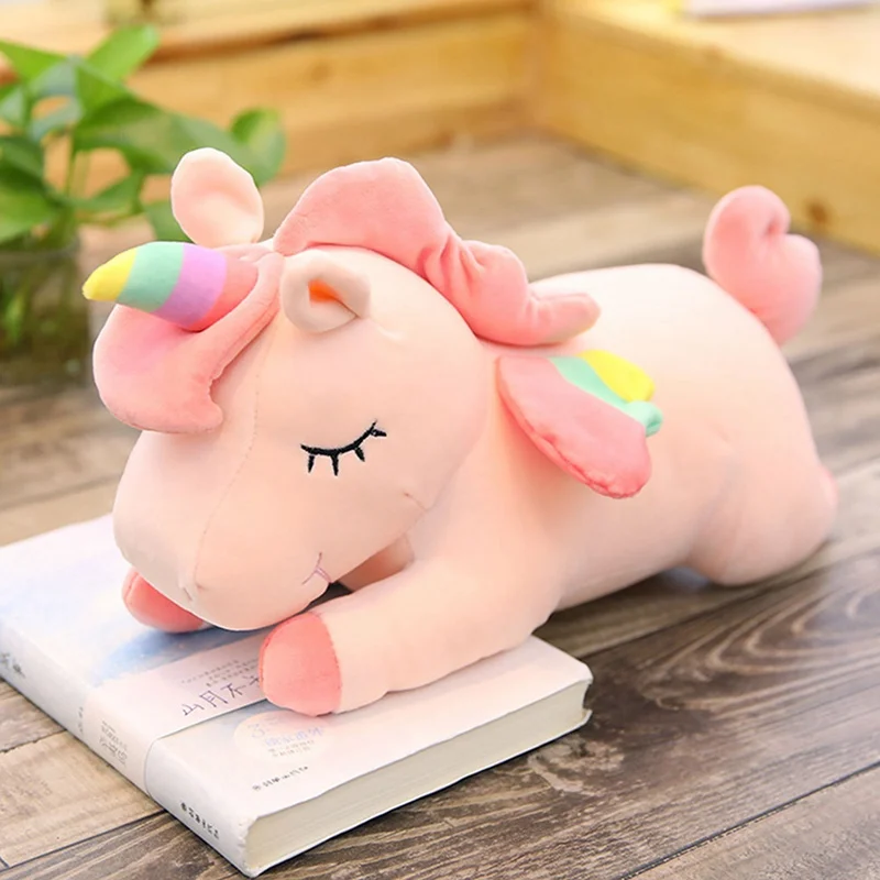 

Hot Sell 40cm Cute Cartoon Unicorn Plush Kid Toy Soft Stuffed Unicorn Dolls Cute Animal Shape Toy For Women And Girls