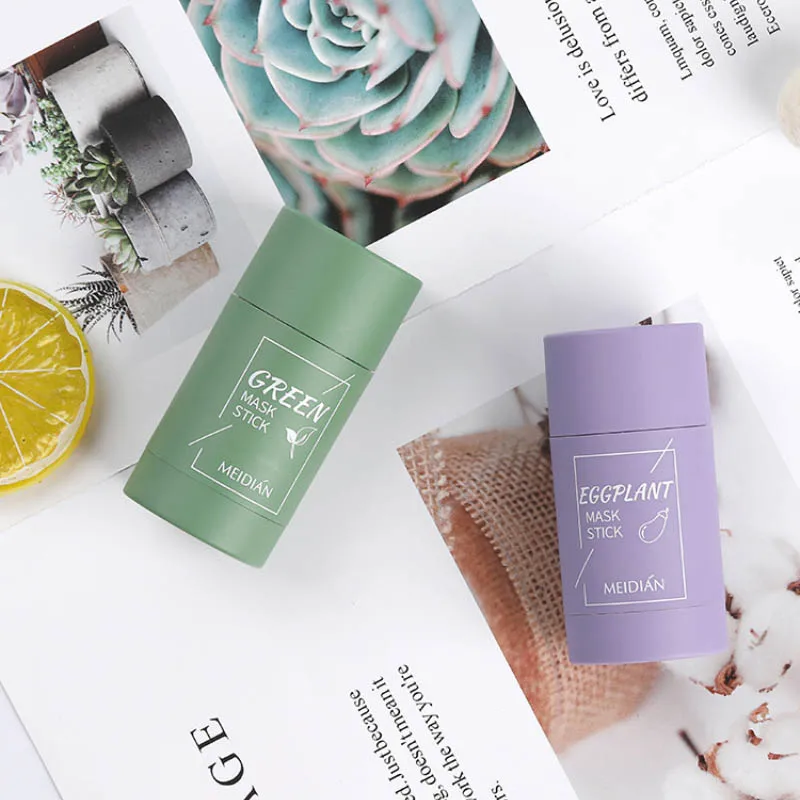 Зеленый чай очищающие маски палочки пластилина увлажняющий отбеливающий