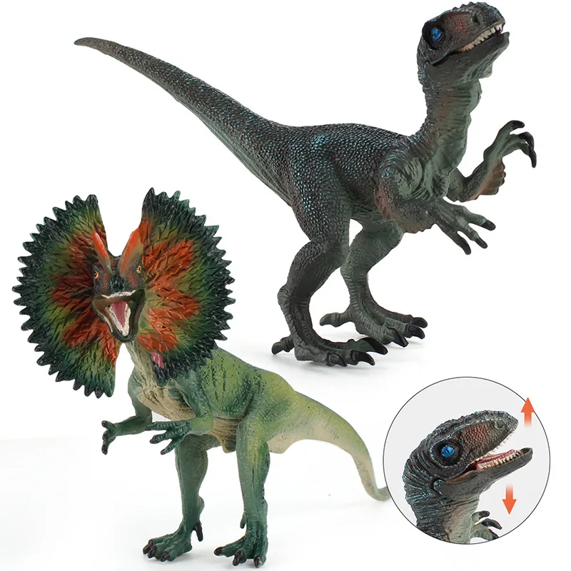 Large Single Jurassic Sale Dinosaurs Park Velociraptor Dilophosaurus World Figures Dinosaur Toys Animals Model Toys For Children