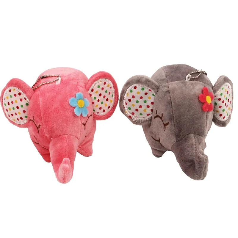 

Супер кавайный Цветочный слон, прибл. 10 см Кукла Плюшевая мягкая игрушка кукла присоска автомобиль и комната и фотобукет