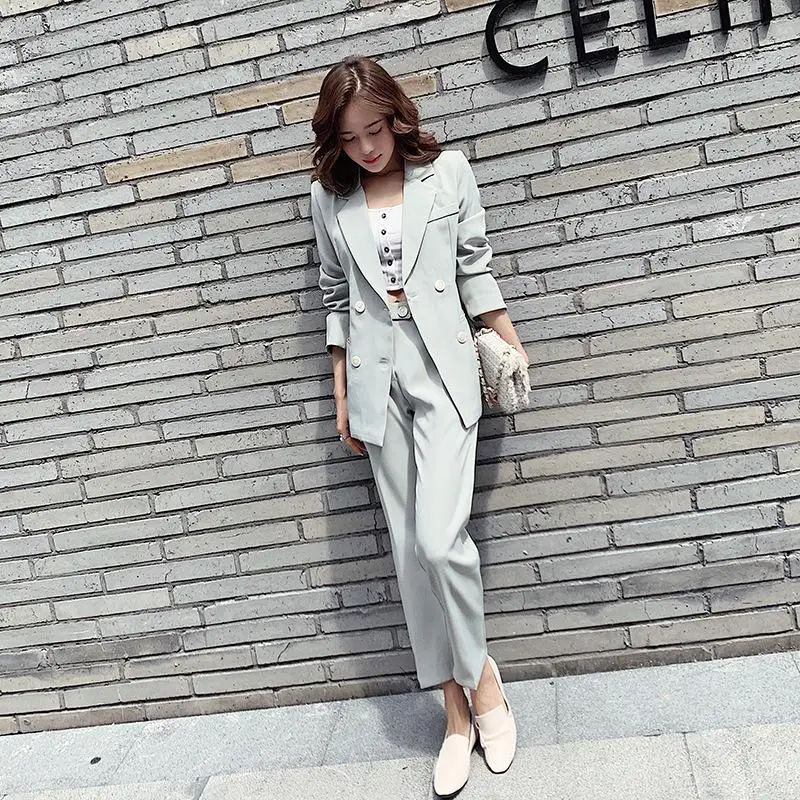 

new 2021 spring small suit women's casual small suit spring new fashion workplace suit coat