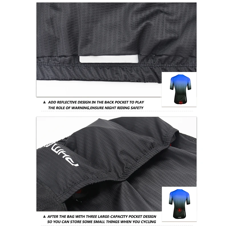 

PHMAX Pro Cycling Jerseys Short Sleeve Cycling Clothing MTB Bike Clothing Summer Men's Cycling Uniform Road Bicycle Jerseys