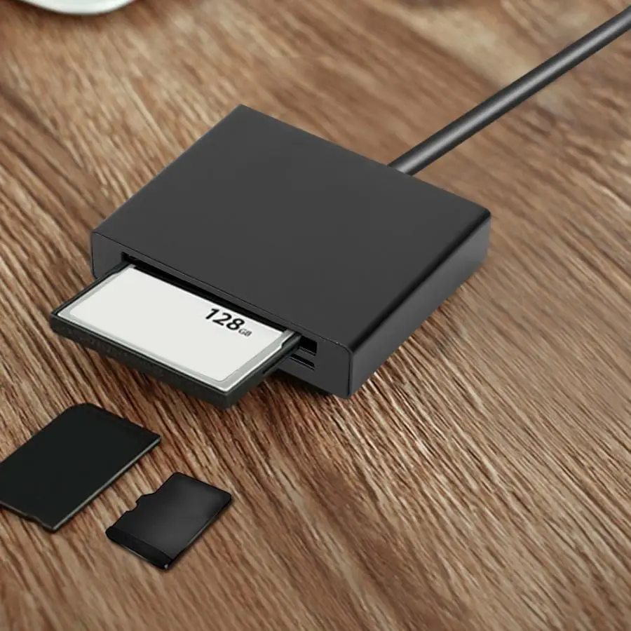 Micro USB3.0 type-A OTG многофункциональное TF/устройство считывания SF карт для Win/Linux/Android/хром USB кардридер