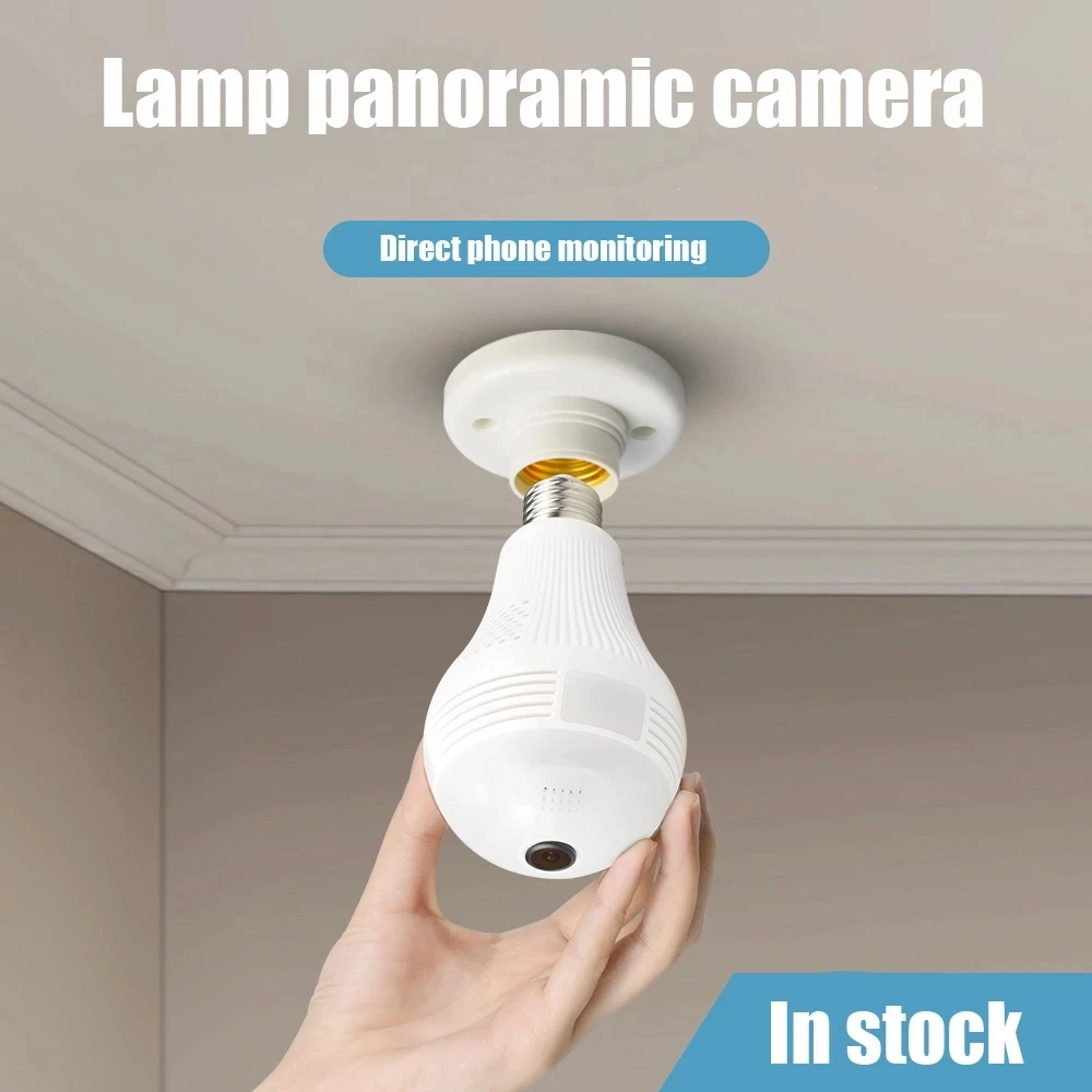 

CCTV Camera Wifi 360 Security Camera Bulb Light WiFi Lampada IP 960P 1080P Lamp Wireless Panoramic Home Fisheye Home Security