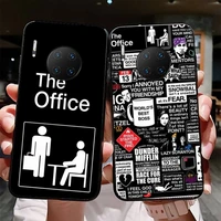 yndfcnb the office tv show what she said phone case for huawei mate 20 10 9 40 30 lite pro x nova 2 3i 7se