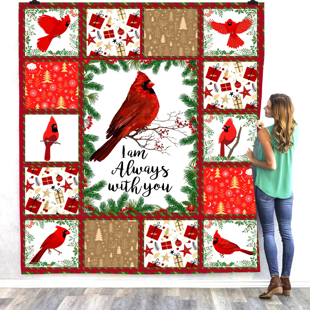 

Bird 3d printed fleece blanket for Beds Hiking Picnic Thick Fashionable Bedspread Sherpa Throw Blanket 03