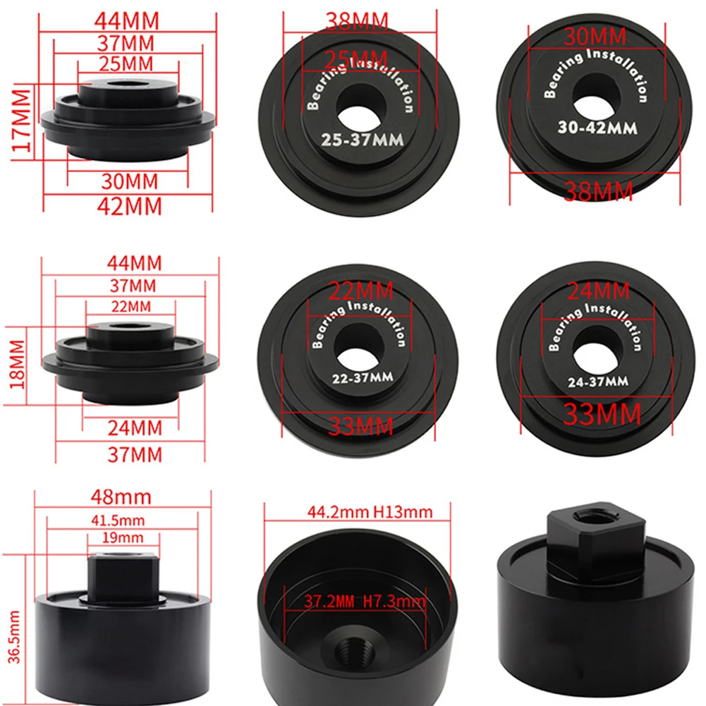 

Outdoor Bike Bicycle BB Bearing Press Tool Bottom Bracket Install Removal Kit for PF30 BBright BB386 Static Press-in Disassembly