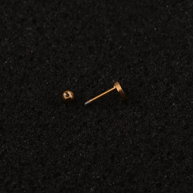 

Sexy Mini Heart Moon Star Stainless Steel Small Cartilage Stud Earring Helix Tragus Conch Screw Back Earring Piercing Jewelry