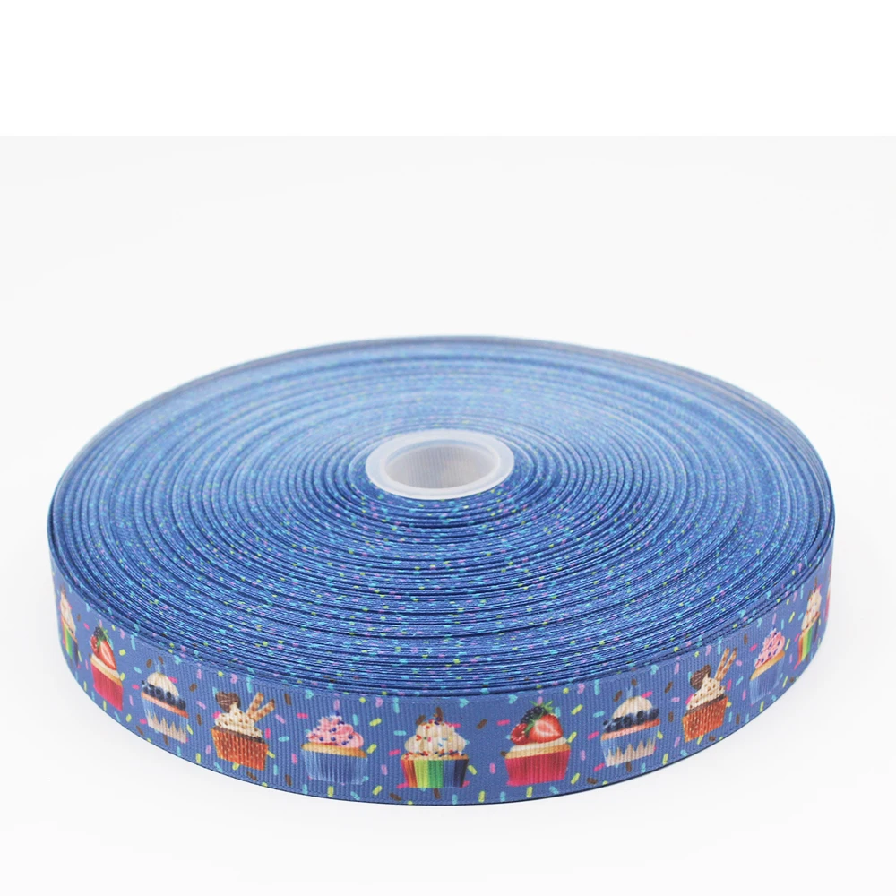 

25-75MM Grosgrain Ribbon Design Customized â€‹Logo Printed for Hair Bows Earrings Hair Clips 22445