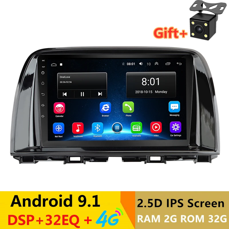 Автомагнитола 9 &quot Android 1 DVD GPS для Mazda 6 Atenza CX 5 CX5 2012 2013 2014 2015 стерео навигация bluetooth Wi