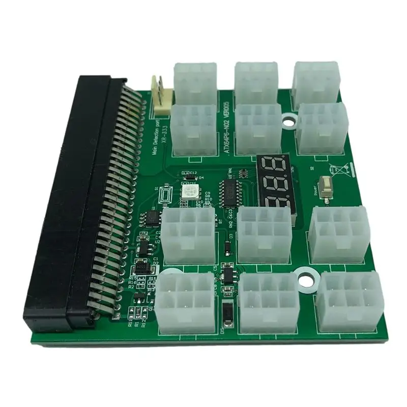 

Mining Power Supply 12V 6-pin Synchronous Power Board PSU GPU Board Adapter