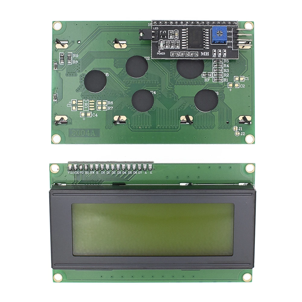1 шт. lcd 2004+ igc 2004 20x4 2004A синий/зеленый экран HD44780 символ lcd/w IIC/igc последовательный интерфейс модуль адаптера