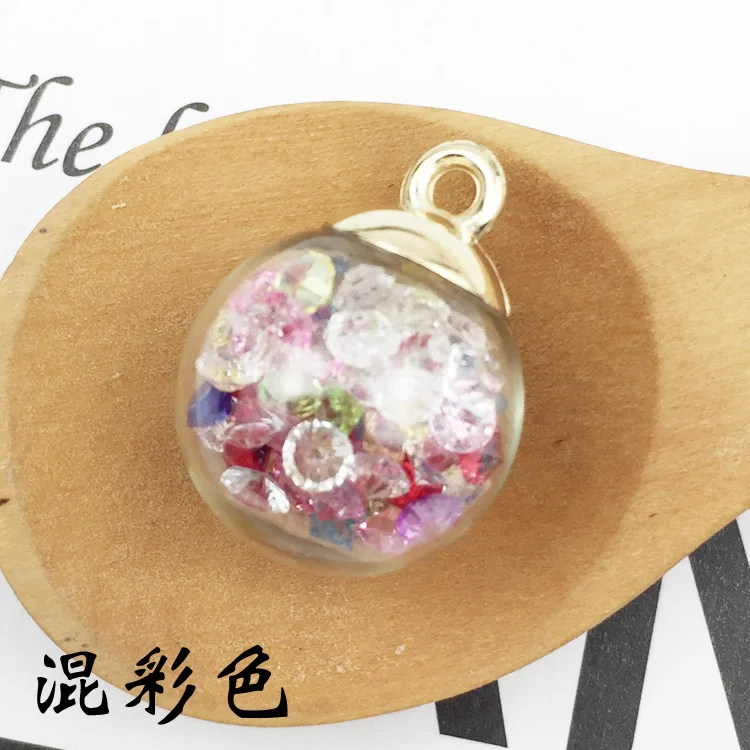 20 шт стеклянные Пузырьковые Стразы Подвески в виде звезд кружевные украшения на