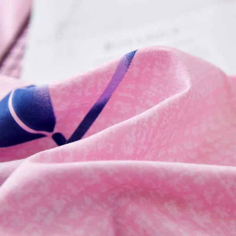 Комплект постельного белья из чистого хлопка королевский комплект с голубым