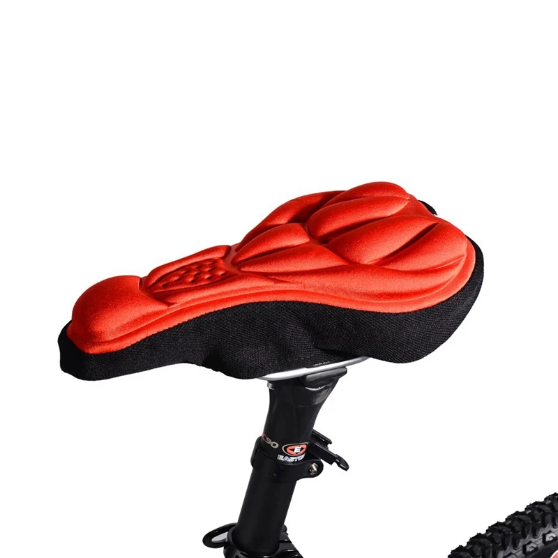 Силиконовый красный чехол на сиденье велосипеда|Седло велосипеда| |