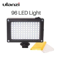ulanzi 96 led video light on camera external battery lamp for dslr camera vlog fill light photography studio light accessories