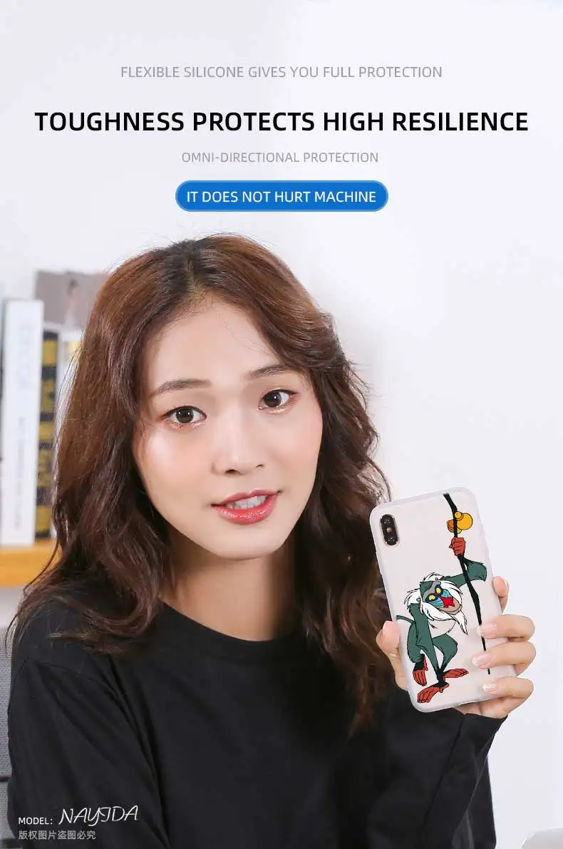 Крышка чехол для телефона для samsung Galaxy A10 A30 A40 A50 A60 A70 A80 A90 A6 A8 A9 A7 A5 плюс с героями из мультфильмов; с изображением короля льва