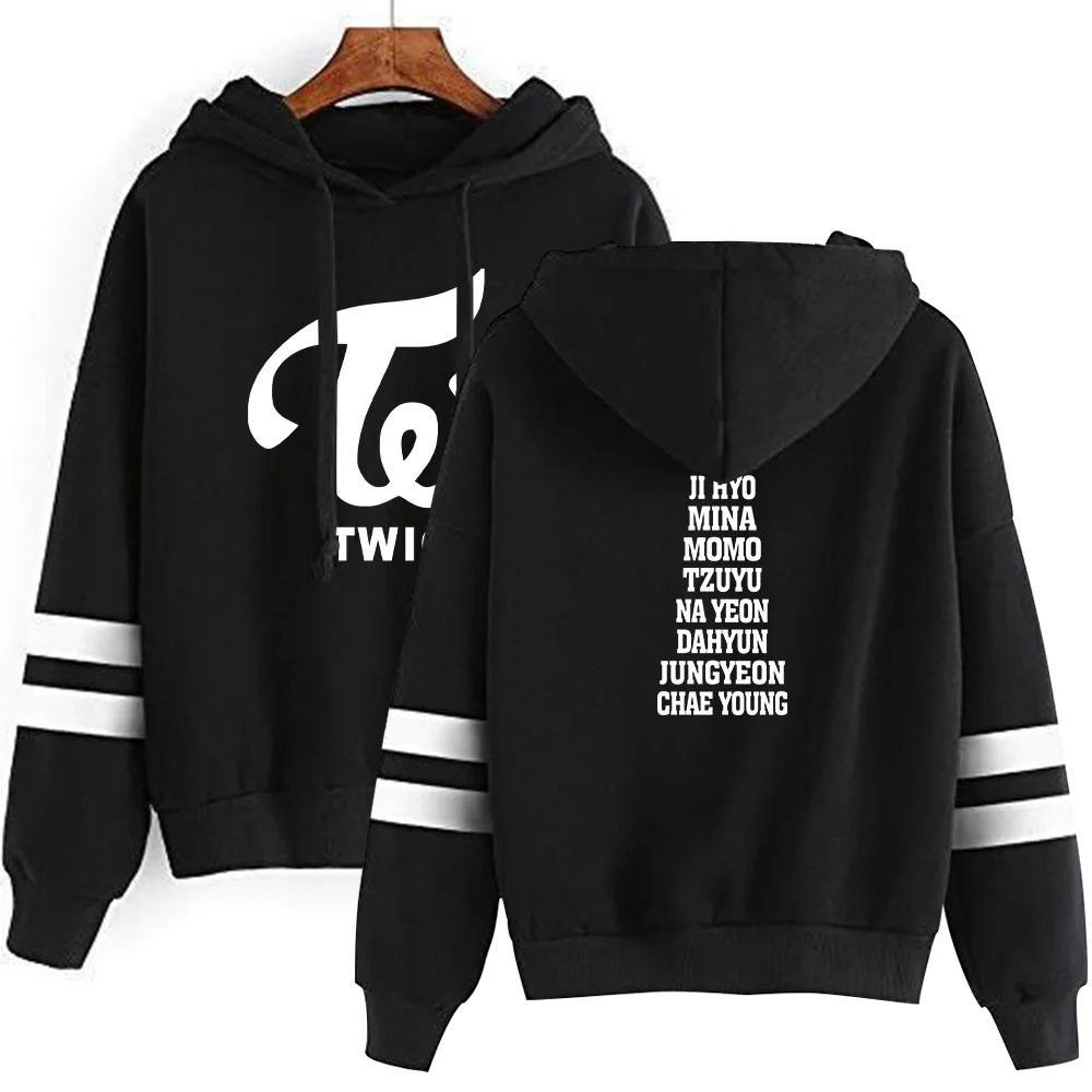 

Twice Fashion Printed Hoodies Women/Men Long Sleeve Hooded Sweatshirts 2019 Hot Sale Casual Trendy Streetwear Clothes