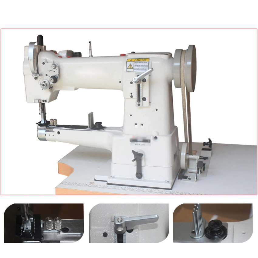 KX335 550W Leather Shoes Industrial Sewing Machine For Shoes Cases Sofa Manufacturing Electric Sewing Machine 220V/110V