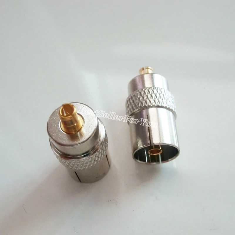 10x MCX штекер к IEC DVB T ТВ гнездовой разъем RTL2832U R820T тюнер адаптер|Соединители| |