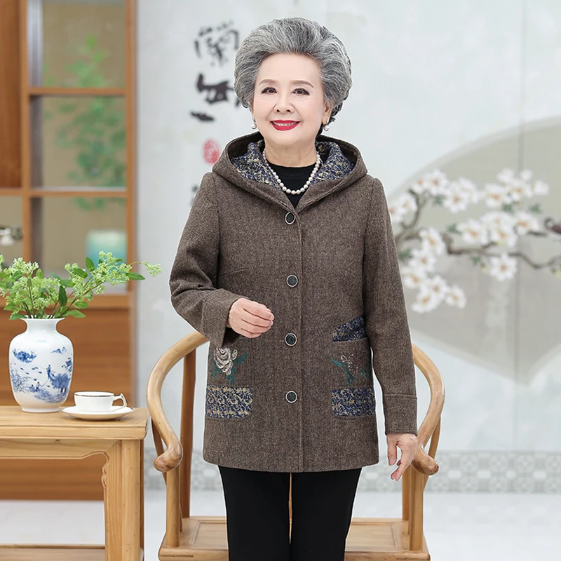 Новинка куртка для женщин среднего возраста Женская с добавлением хлопка