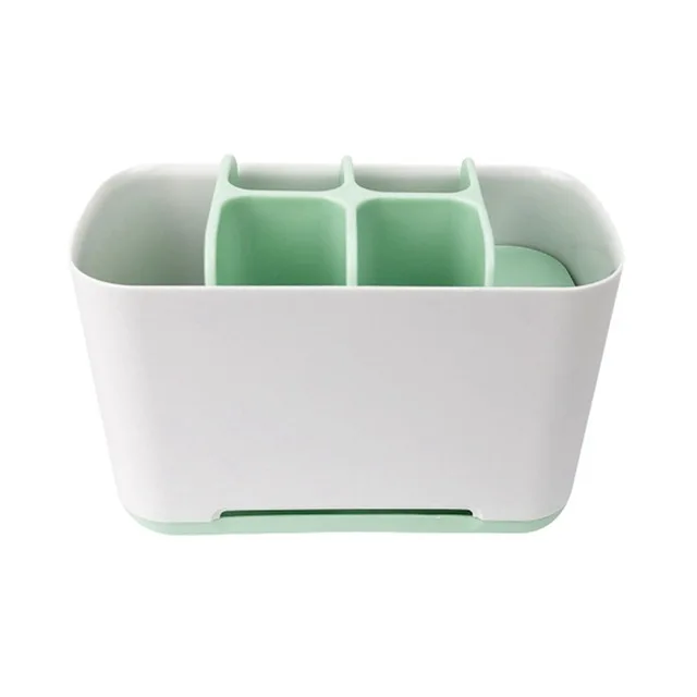 Light Green Многофункциональная электрическая зубная щетка, сушилка для ванной, полка для кухни, щетка для чистки мыла, стеллаж для хранения - Цвет: Light Green