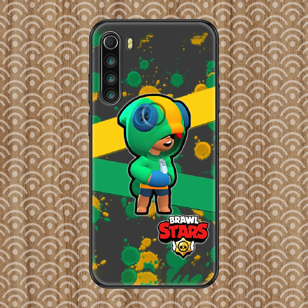 

Leon Crow Spike Stars Sandy Game Phone case For Xiaomi Redmi Note 7 7A 8 8T 9 9A 9S 10 K30 Pro Ultra black luxury cell cover 3D