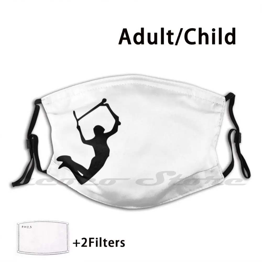 

Freestyle Scooter Stunt Silhouette. Custom Pattern Washable Filter Pm2.5 Adult Kids Mask Scooter Scootering Scooter Boy Kick