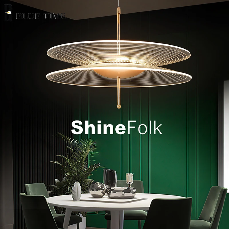 

Led Hanging Pendant Light For Dining Living Room Hotel Cord Hanging Lamp Pendant Decoration Minimalist Chandelier Luminaires