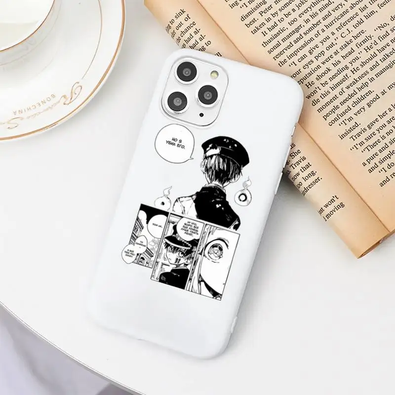 

anime Jibaku Shounen Hanako kun Phone Case Candy Color for iPhone 11 12 mini pro XS MAX 8 7 6 6S Plus X SE 2020 XR