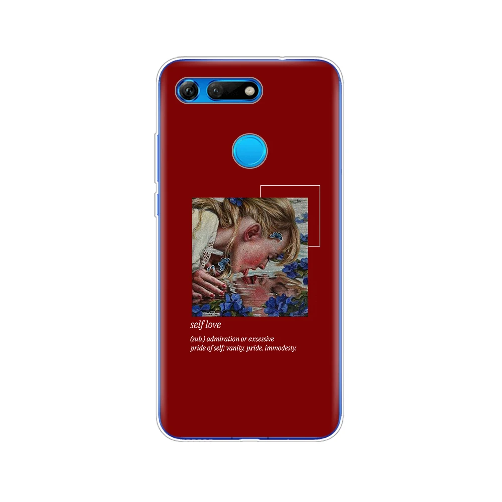 Чехол для Huawei Honor View 20 V20 чехол из ТПУ мягкий силиконовый телефона с милыми
