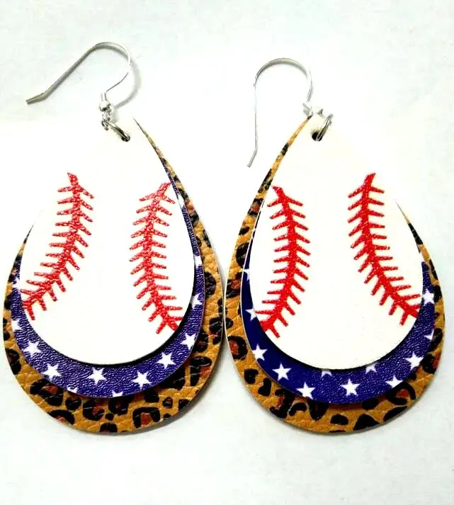 Новые женские серьги из искусственной кожи в клетку модные массивные с листом