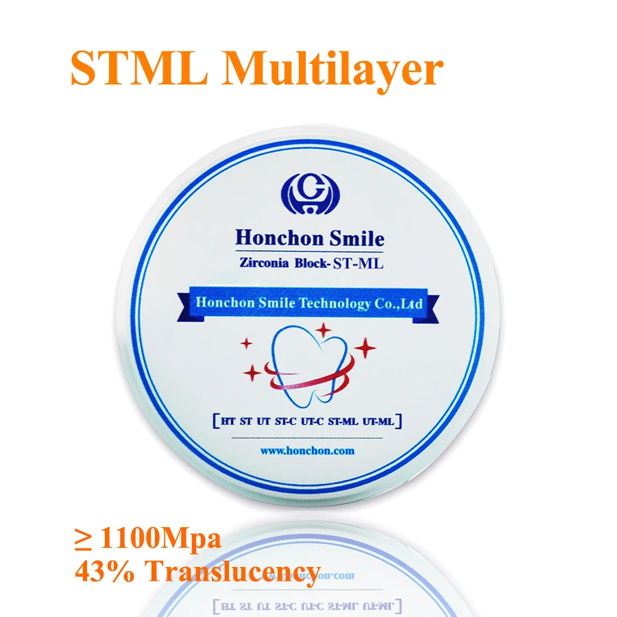 1 шт. бесплатная доставка STML 98x10 мм Vita 16 оттенков стоматологический многослойный