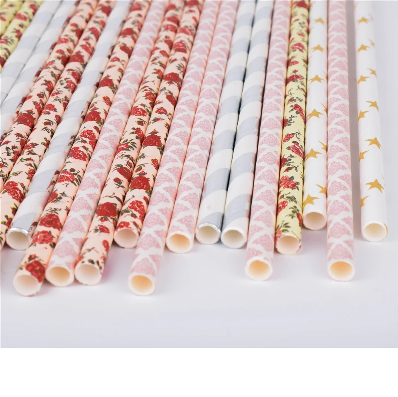 Бесплатная доставка 25 шт. в ассортименте розовые соломинки балерины бумажные