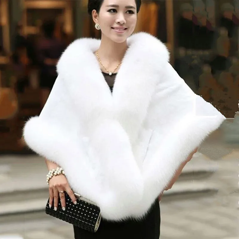 Корейская версия женский короткий 2019 осень зима искусственный мех накидка