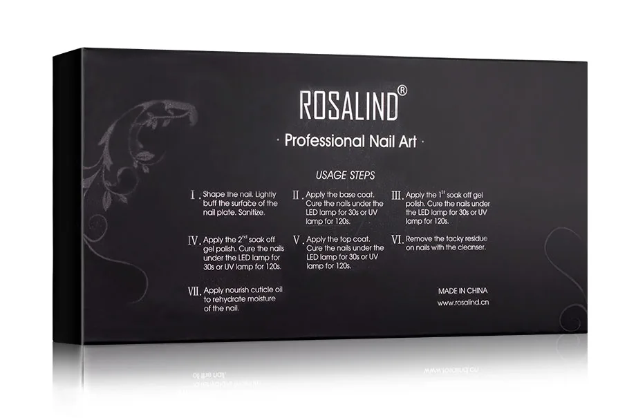ROSALIND Гель-лак для ногтей Набор 15 мл Полупостоянный Vernis набор гелей для ногтей замачиваемый дизайн ногтей для маникюра Набор