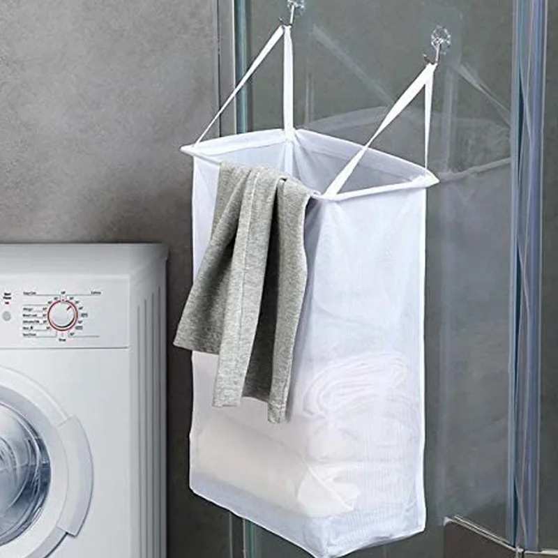 

Dirty Laundry Basket Wall-Mounted Laundry Basket Dirty Clothes Storage Basket Household Organizer Toy Bathroom Accessories