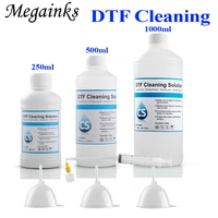 1000ml 500ml 250ml dtf cleaning liquid for epson dx3 dx4 dx5 dx7 dx9 for epson l1800 l805 l800 1390 dtf inktextile inkcleaning