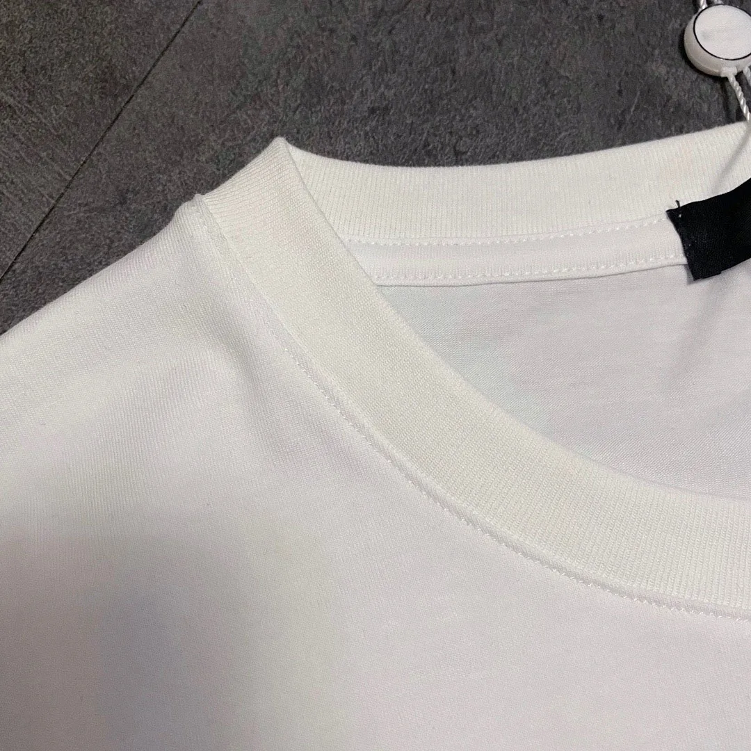 

Luxury Brand Design 2021 Summer New Rocket Pattern Graffiti Printing T-Shirt Round Neck Comfortable Casual Short Sleeve 10007
