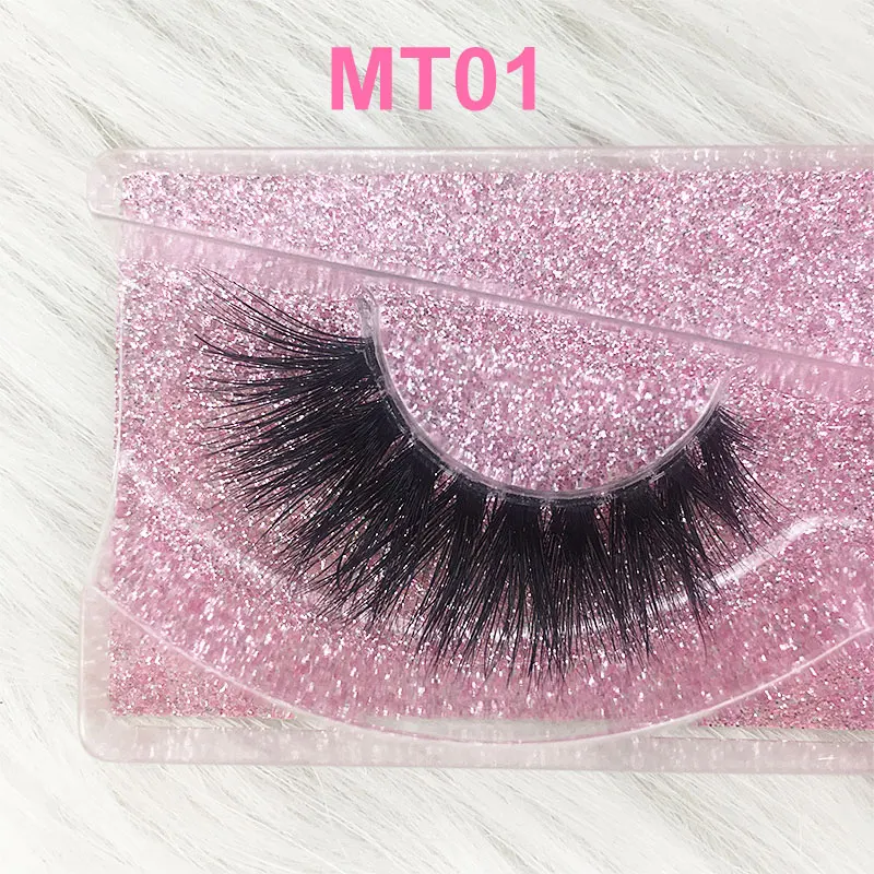 Невидимая Лента 3D норковые ресницы Moonlass 25 мм для макияжа накладные наращивания