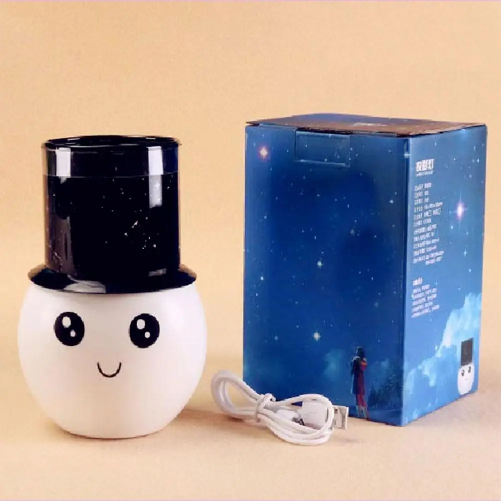 

Colorful Gradient LED Star Projector USB Charging Blue Night Light Perfect Gift for Children Friends Lovers