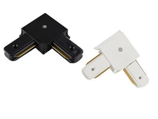 connector 2 10 шт./лот 0,5 м/1 м светодиодный лампа, крепление к рейке алюминиевый трек осветительный прибор рельсы Универсальные рельсы 2 провода - Испускаемый цвет: connector 2