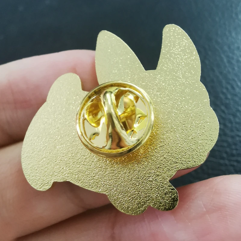 Очаровательная брошь в виде мультяшных кроликов эмалированная булавка