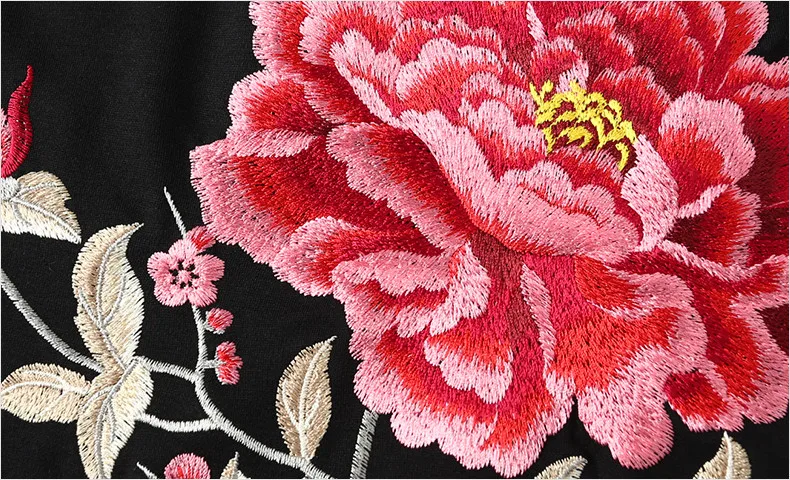 TESSCARA, женское осенне-зимнее элегантное платье с вышивкой, женские офисные платья, дизайнерские винтажные вечерние платья, женское платье размера плюс