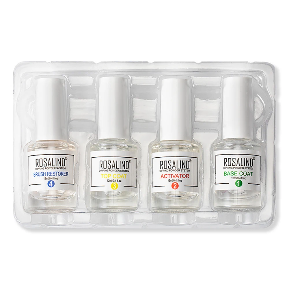 Лак для ногтей с цветным погружением пудра стартовый набор погружающаяся