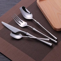 spklifey 24 pcs tableware silverware stainless steel cutlery set fork spoon knife 48 pcs dinnerware spoon set flatware 2020 new