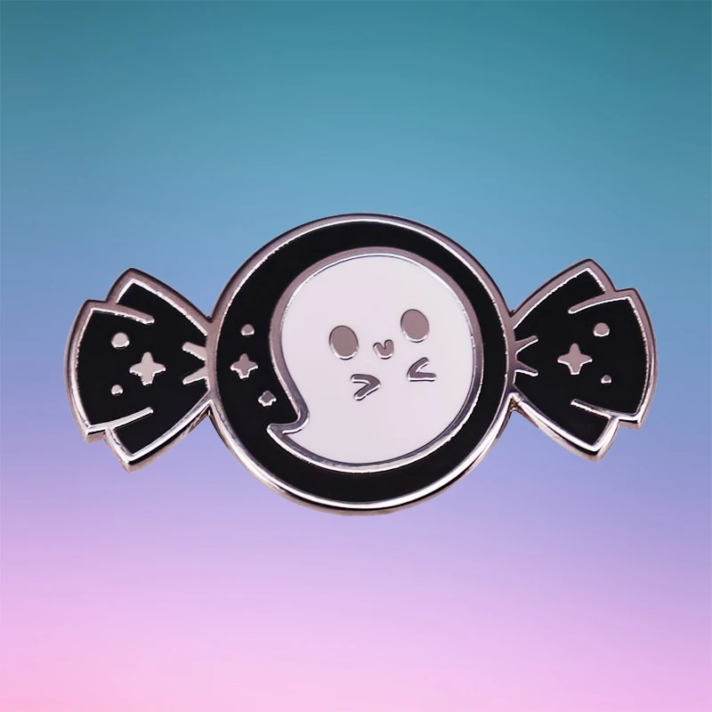 Милый маленький призрак уход за кожей лица конфеты брошь идеально подходит на