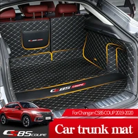 car trunk mat for changan cs85 coup 2019 2020 synthetic fiber scratch resistant and dirt resistant protective accessories